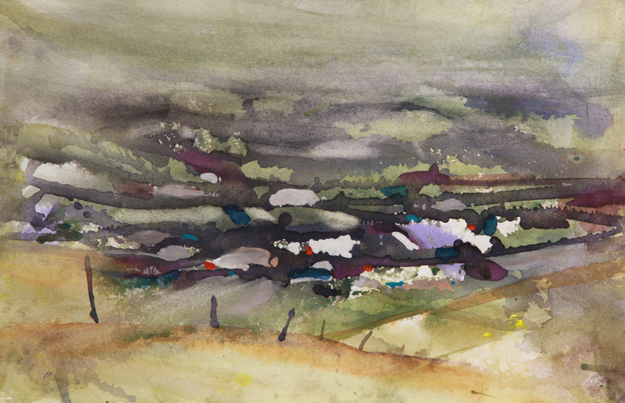 Rex Beanland, Squirt Bottle 3, watercolour, 8 x 12