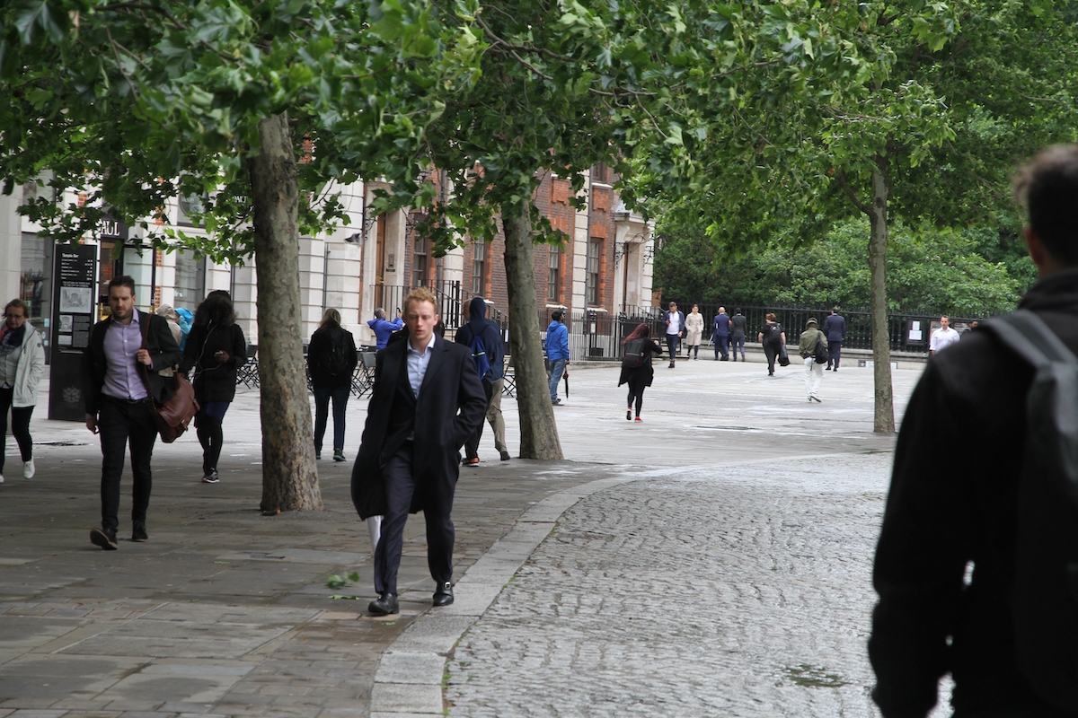 Rex Beanland, London– people walking